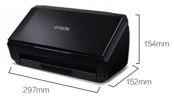 产品外观尺寸 - Epson DS-510产品规格